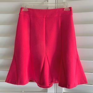 Banana Republic Fluted Skirt Pop Pink